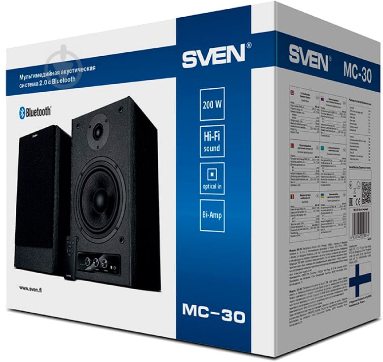 Колонки Sven MC-30 2.0 black (Bluetooth) - фото 31