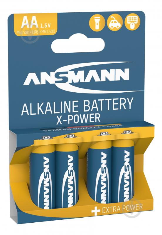 Батарейка Ansmann Alkaline X-Power 1,5 V 1/2AA 4 шт. (5015663) - фото 3