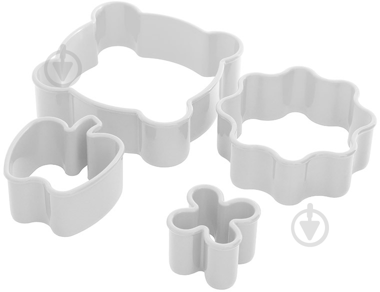 Набор форм для печенья Titiz Plastik 4 шт. AP-9072-WT - фото 1