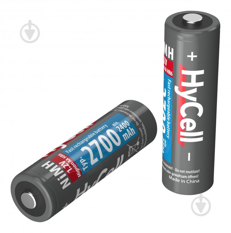 Акумулятор Ansmann HyCell 4x2700 mAh NiMH 1.2V 1/2AA 4 шт. (5030682) - фото 2