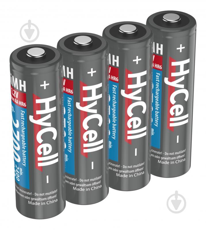 Акумулятор Ansmann HyCell 4x2700 mAh NiMH 1.2V 1/2AA 4 шт. (5030682) - фото 4