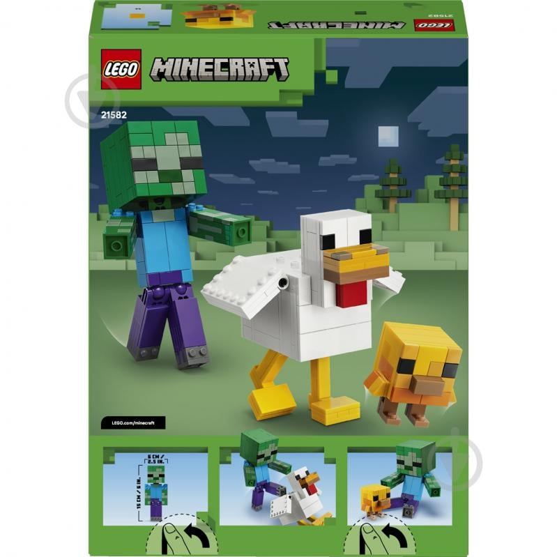 Конструктор LEGO Minecraft Куриный Жокей 21582 - фото 2