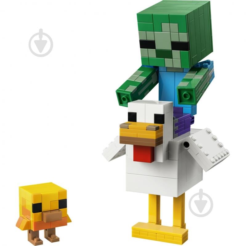 Конструктор LEGO Minecraft Куриный Жокей 21582 - фото 3