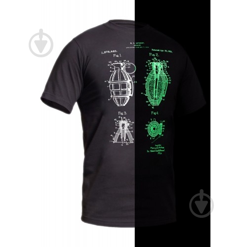 Футболка P1G Grenade р. XXL Graphite - фото 1