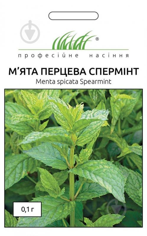 ᐉ Семена Професійне насіння мята перечная Сперминт 0,1 г (4823058203591 .