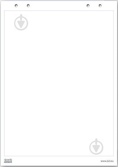 УЦЕНКА! Блок бумаги для флипчарта 10 л. А1 чистый B02/10/М 2Х3 (УЦ №113) - фото 1