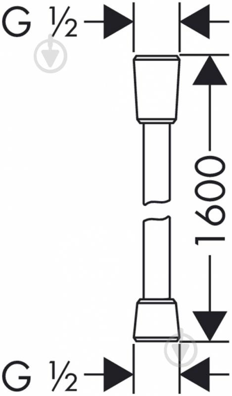 Шланг для душу Hansgrohe Isiflex 160 28276000 1,6 м - фото 2