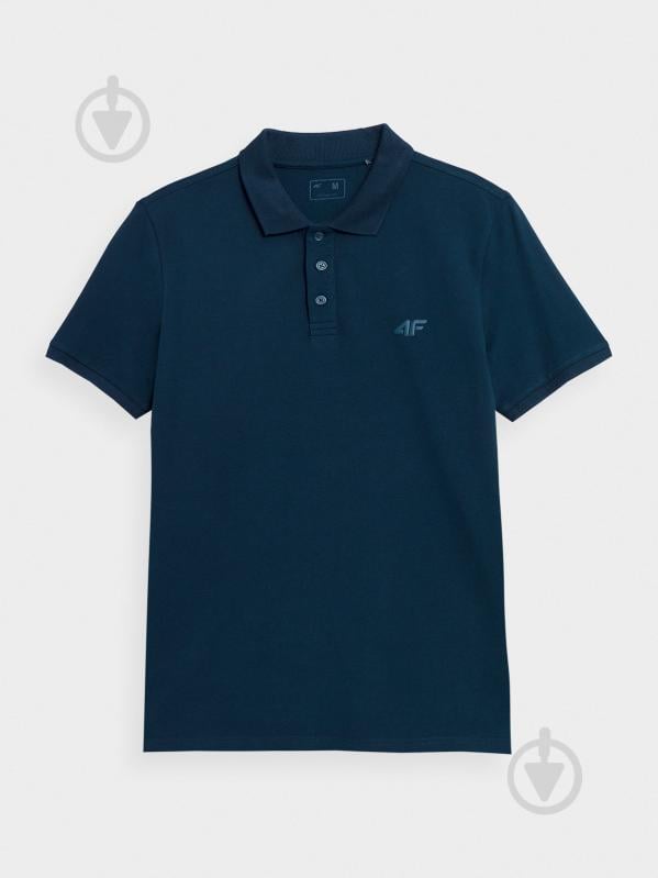 Поло 4F POLO SHIRT M137 4FRSS23TPTSM137-30S р.M синий - фото 1