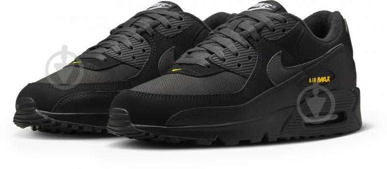 Кроссовки чоловічі демісезонні Nike Air Max 90 HM0628-001 р.45,5 черные - фото 3