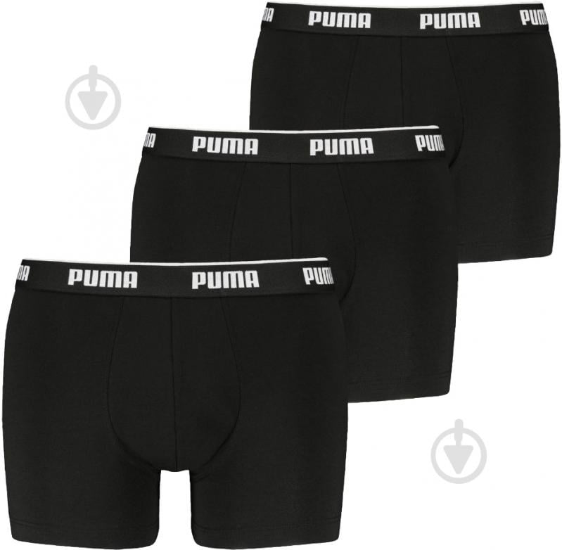 Трусы мужские Puma Men Everyday Basic Boxers 3 pack 94713003 L черный - фото 1
