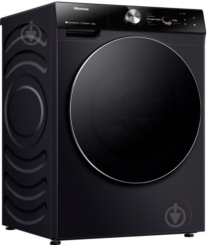 Стиральная машина Hisense WF7S1247BB + сушильная машина DH7S107BB - фото 4 Стиральная машина Hisense WF7S1247BB + сушильная машина DH7S107BB - фото 4