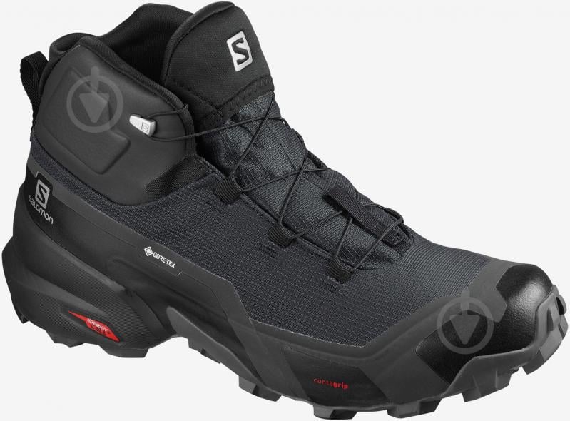 Ботинки Salomon CROSS HIKE MID GTX L41118500 р.42 2/3 темно-серый - фото 1