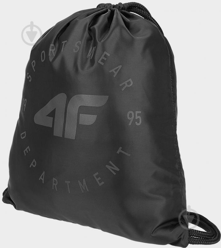 Рюкзак 4F GYMSACK F047 4FSS23AGYMF047-20S чорний - фото 2