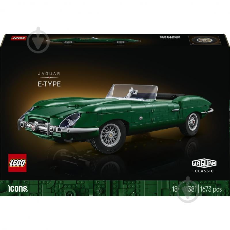 Конструктор LEGO Icons Jaguar E-Type 11381 - фото 1