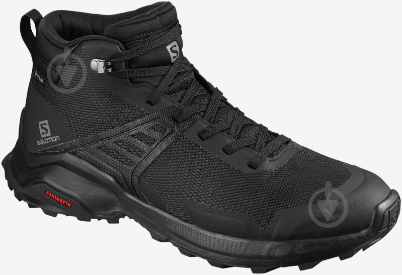 Черевики Salomon X RAISE MID GTX L41095700 р.43 1/3 чорний - фото 1