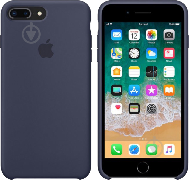 Чохол Apple для Apple iPhone 8 Plus/7 Plus (MQGY2ZM/A) midnight blue - фото 4