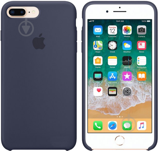 Чохол Apple для Apple iPhone 8 Plus/7 Plus (MQGY2ZM/A) midnight blue - фото 3