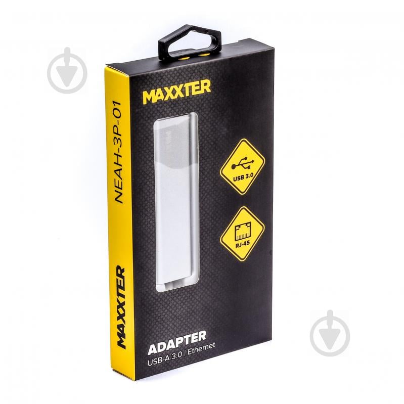 Адаптер Maxxter з USB на Gigabit Ethernet 3 Ports USB 3.0 - фото 3