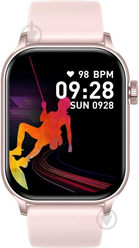 Смарт-годинник Gelius GP-SW015 Amazwatch Light pink (00000101273) - фото 2