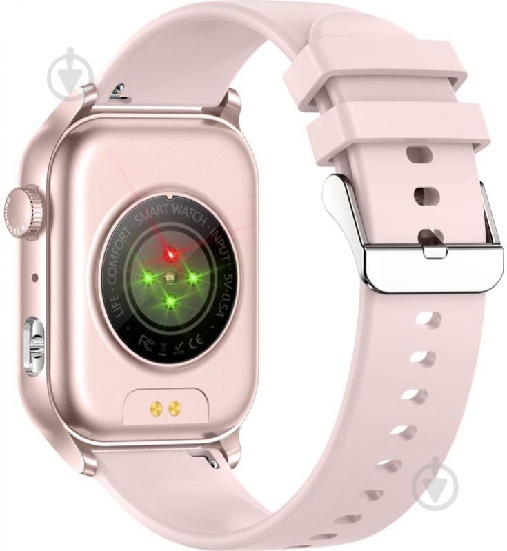 Смарт-годинник Gelius GP-SW015 Amazwatch Light pink (00000101273) - фото 3