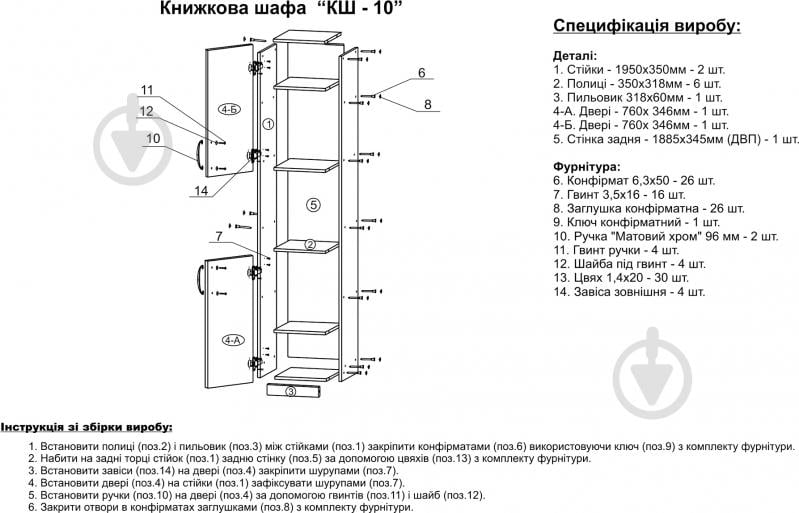 Шафа Компаніт КШ-10 яблуня - фото 4