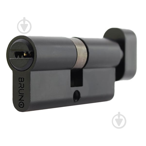 Цилиндр Bruno 35x35 ключ-вороток 70 мм черный - фото 1