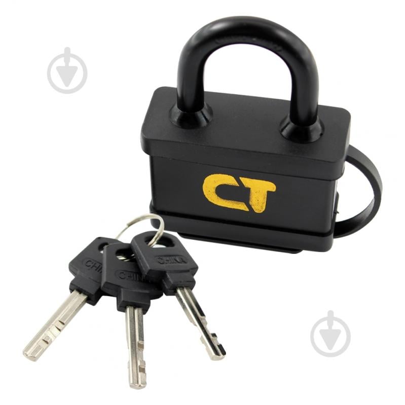 Замок навісний Comit 60 мм чорний 71071 відкритий (амбарний) - фото 4