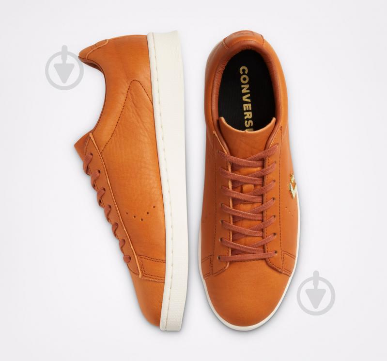 Кеди Converse PRO LEATHER OX 168853C р.45 коричневий - фото 3