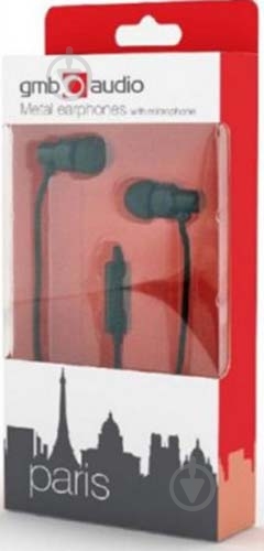 Наушники Gembird MHS-EP-CDG-B black - фото 2 Наушники Gembird MHS-EP-CDG-B black - фото 2