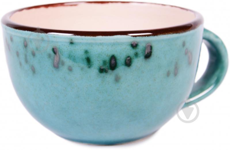 Чашка Manna Ceramics 220 мл Тиффани Бирюза - фото 2 Чашка Manna Ceramics 220 мл Тиффани Бирюза - фото 2