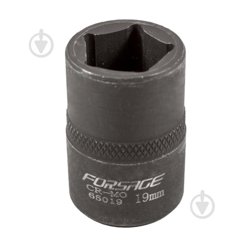 Головка ударна 1/2'', 19 мм (5 г.) Forsage 1 шт. F-65019 - фото 1