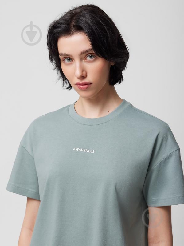 Футболка Outhorn TSHIRT F1477 OTHWSS24TTSHF1477-46S р.S зелений - фото 2