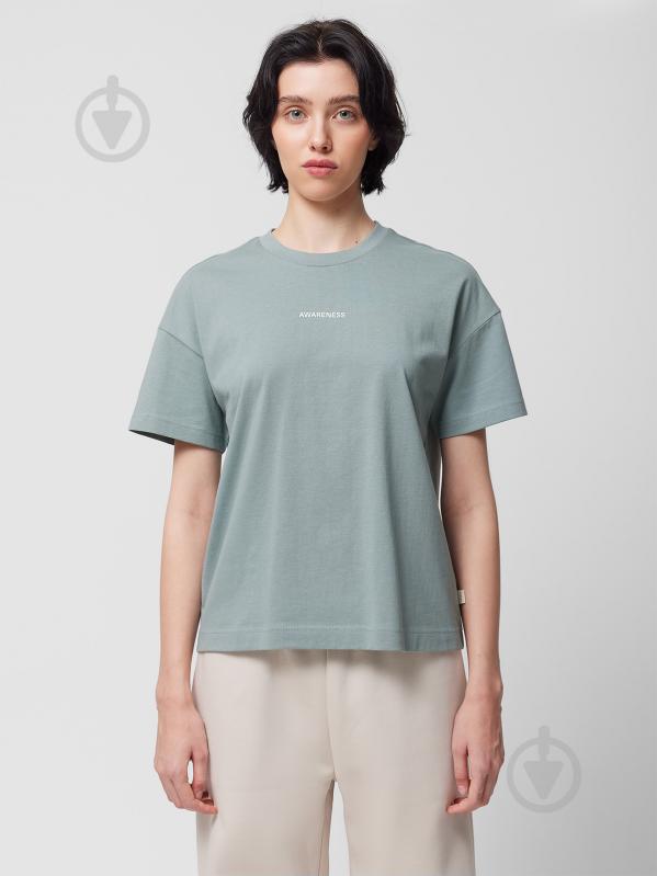 Футболка Outhorn TSHIRT F1477 OTHWSS24TTSHF1477-46S р.S зелений - фото 5