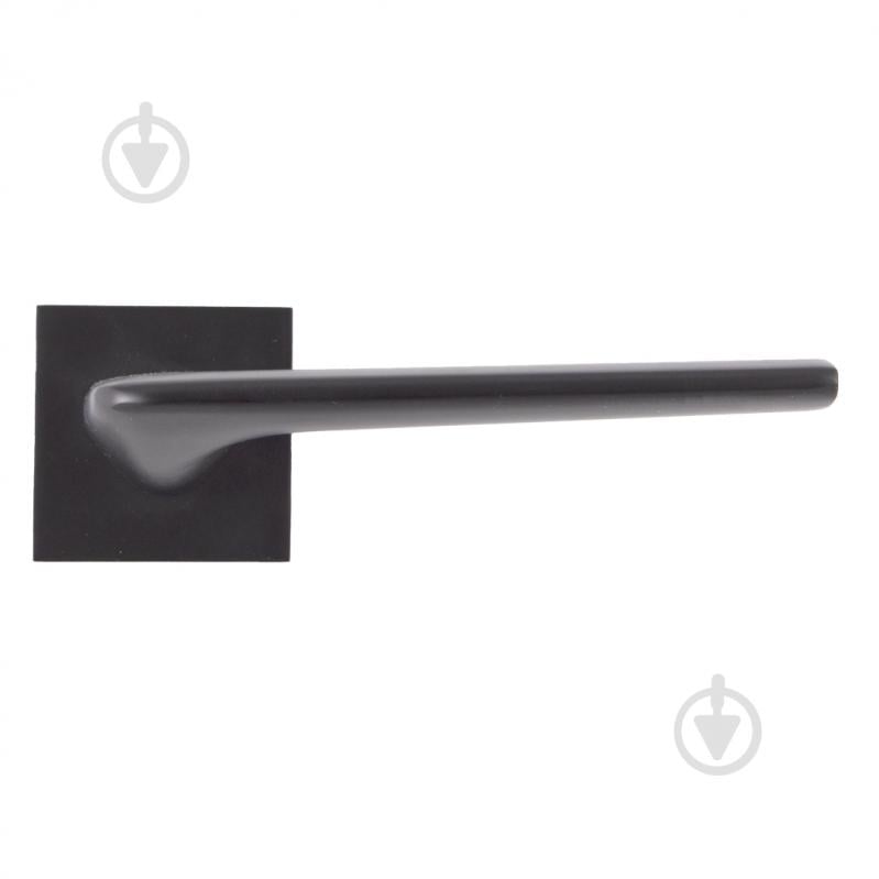 Ручка на розетці Comit Flagman без замикання матовий чорний - фото 1 Ручка на розетці Comit Flagman без замикання матовий чорний - фото 1