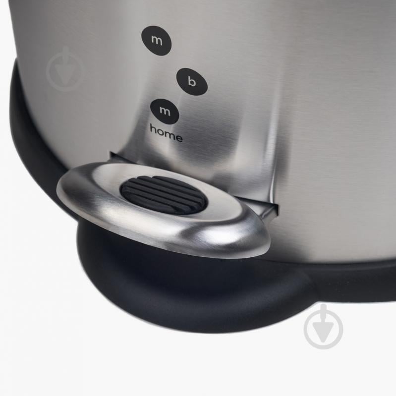 Ведро с педалью MVM BIN-26 5L SS - фото 3