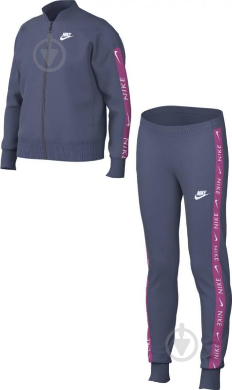 Спортивний костюм Nike G NSW TRK SUIT TRICOT CU8374-491 синій - фото 10