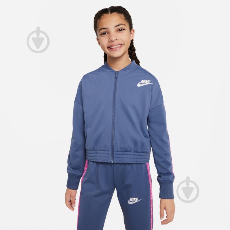 Спортивний костюм Nike G NSW TRK SUIT TRICOT CU8374-491 синій - фото 3