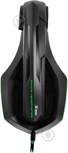 Навушники Gemix X-350 black/green - фото 2 Навушники Gemix X-350 black/green - фото 2