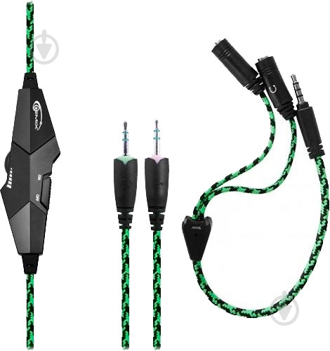 Навушники Gemix X-350 black/green - фото 3 Навушники Gemix X-350 black/green - фото 3