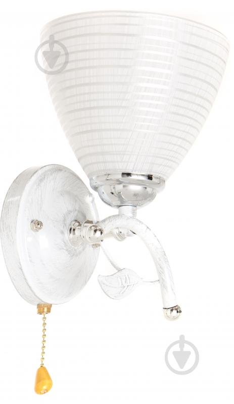 Бра Accento lighting Vega 1x60 Вт E27 белый ALG-79687/1W - фото 1