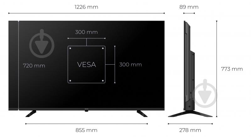 Телевизор Kivi 55'' 55U820KB - фото 15