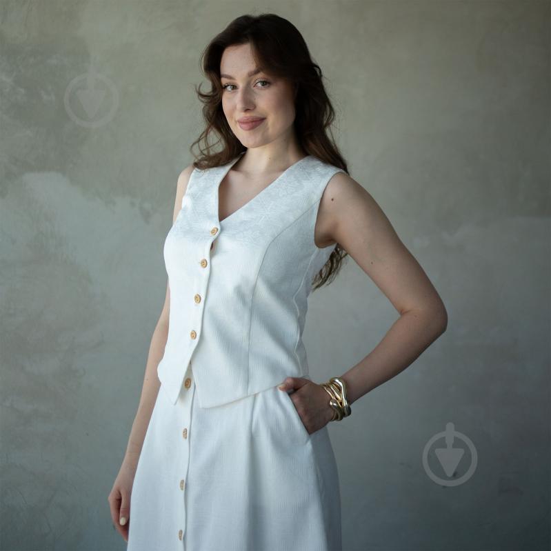 Жилет Едельвіка 04-25/00 р.L-XL молочний - фото 1 Жилет Едельвіка 04-25/00 р.L-XL молочний - фото 1