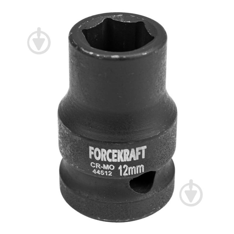 Головка ударна 12 мм (6 г)1/2'' Forcekraft 1 шт. FK-44512 - фото 1