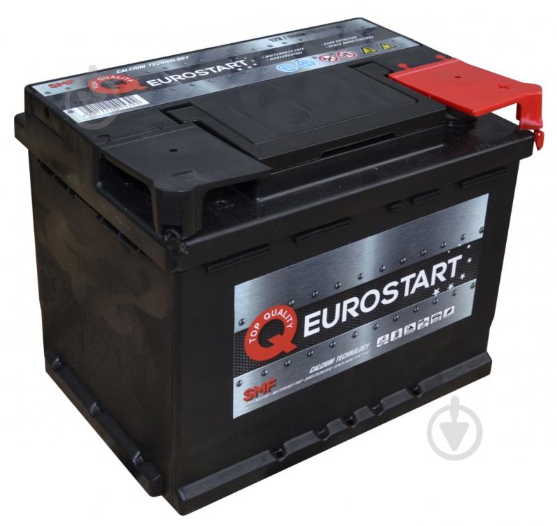 Акумулятор автомобільний EUROSTART 4352 60Ah 550A 12V 560059055 «+» праворуч (560059055) - фото 1