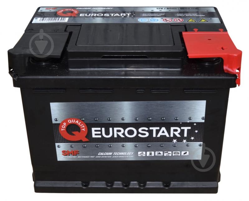 Акумулятор автомобільний EUROSTART 4352 60Ah 550A 12V 560059055 «+» праворуч (560059055) - фото 2