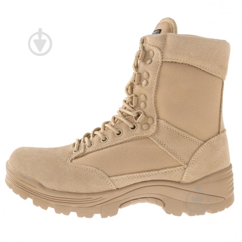 Ботинки тактические Mil-Tec "Tactical Boots with YKK Zipper" р.42,5 12822104 Khaki - фото 6