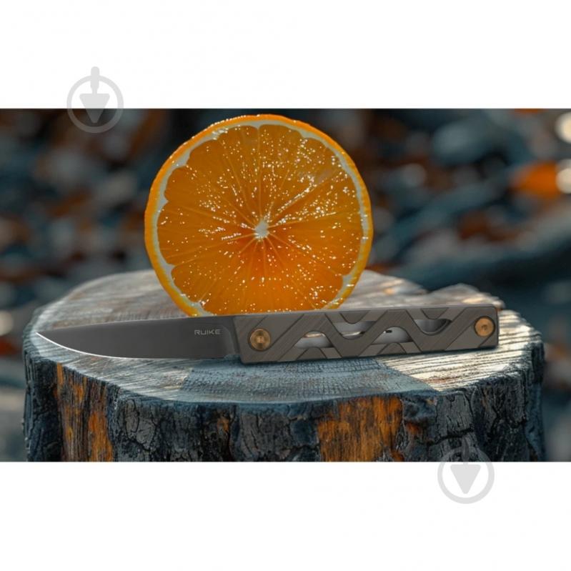 Ніж складаний Ruike Sandvik 14C28N, зелений P878-AG - фото 12