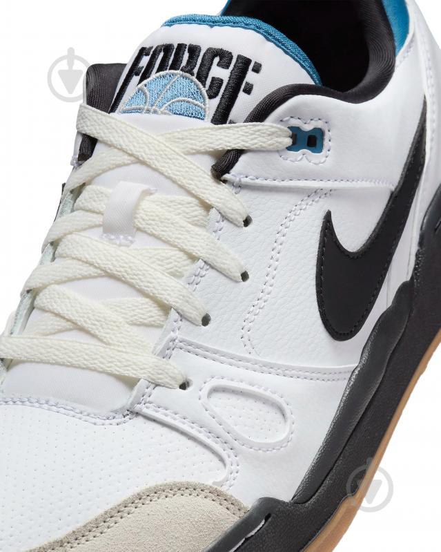 Кроссовки чоловічі демісезонні Nike FULL FORCE LOW HJ7262-100 р.41 белые - фото 6