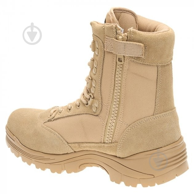 Ботинки тактические Mil-Tec "TACTICAL BOOTS WITH YKK ZIPPER" 12822104 р.41 Khaki - фото 7