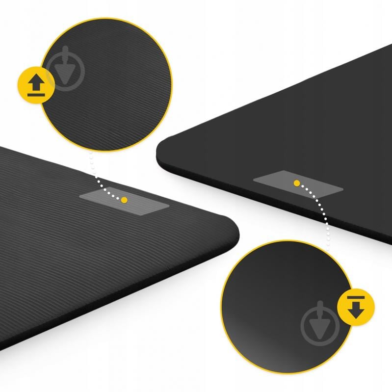 Килимок для йоги та фітнесу 4fizjo 180 x 60 x 1,5 см NBR Black (P-5907222931592) чорний - фото 10 Килимок для йоги та фітнесу 4fizjo 180 x 60 x 1,5 см NBR Black (P-5907222931592) чорний - фото 10